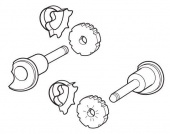 PDR-вставки (пара) для всех артикуляторов PROTAR evo | KaVo (Германия)