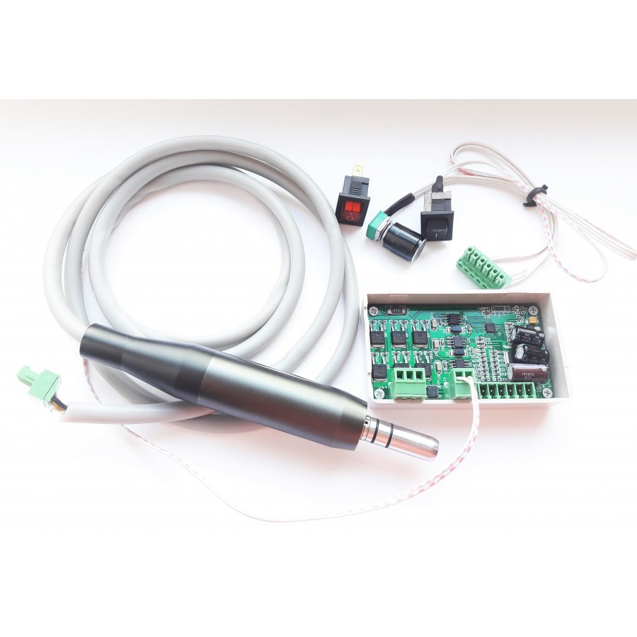 Электромотор в комплекте с платой и шлангом для встраивания в блок врача,WellStar (Китай)