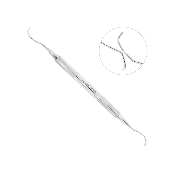 Кюрета Langer, форма 3/4, ручка диаметр 8 мм | HLW Dental Instruments (Германия)