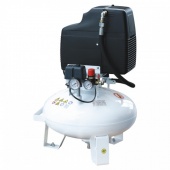 Remeza КМ-24.F114 - безмасляный компрессор для одной стоматологической установки, без осушителя, с ресивером 24 л, 70 л/мин | Remeza (Белоруссия)