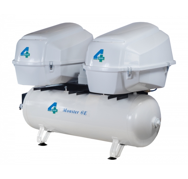 ECO6 ME Безмасляный компрессор, 2 головы с 2-умя цилиндрами, поршневого типа, 4-tek (Италия)