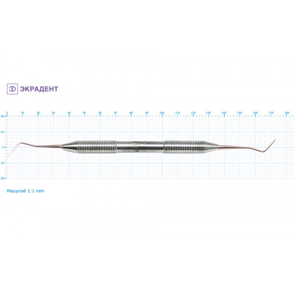 03-11 - гладилка медиально-дистальная большая 1,0/2,2, Экрадент (Россия)