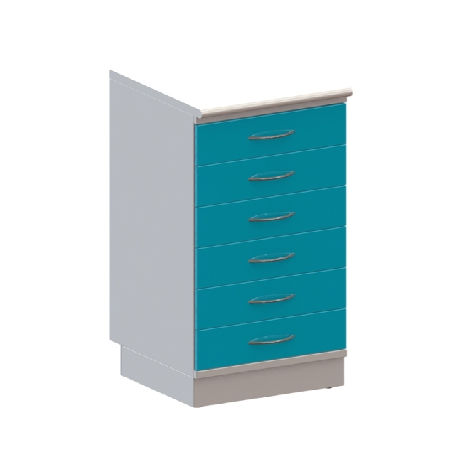 Т6 - тумба напольная на подиуме, 6 выдвижных ящиков | Виталия (Россия)