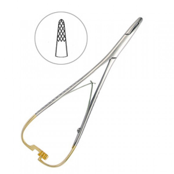 Иглодержатель клювовидный 14 см, HLW Dental Instruments (Германия)