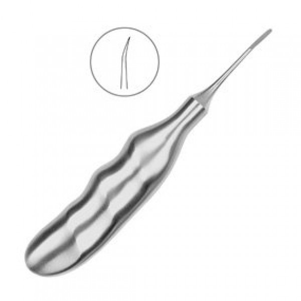 Люксатор изогнутый, 2 мм,  HLW Dental Instruments (Германия)