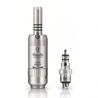 AQUILON 830 - пневматический микромотор, без подсветкии с 4-х канальным переходником Unifix