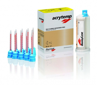 Acrytemp А2 - самополимеризирующаяся композитная пластмасса для изготовления коронок и мостов | Zhermack (Италия)