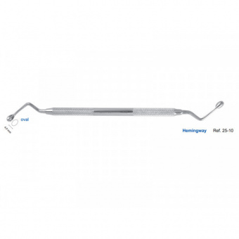 Ложка кюретажная овальная Hemingway, 4,0 мм, HLW Dental Instruments (Германия)